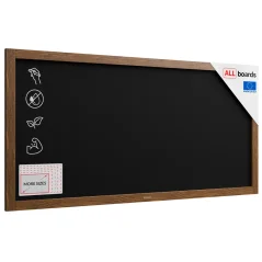 Allboards tabule černá křídová v dřevěném rámu 120x60 cm