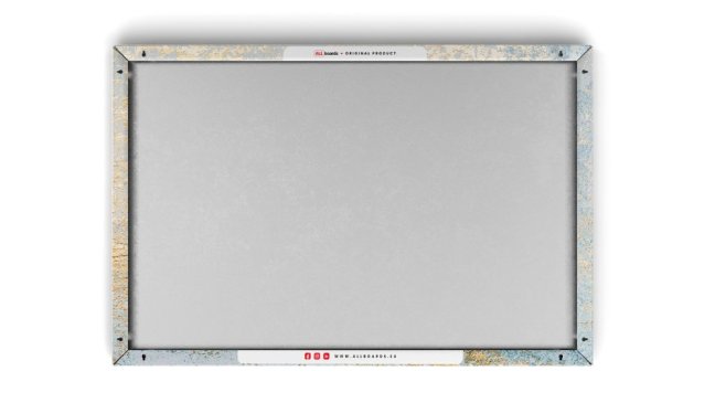 Magnetická tabule METALboards zlatý beton 60x40 cm