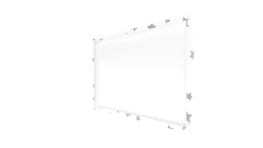 Allboards magnetická bezrámová kovová tabuľa s potlačou 90x60cm - hviezdy