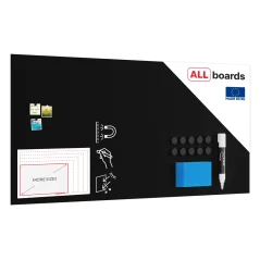 Bezrámová magnetická kriedová tabuľa magnetický panel SLIMboard 240x120 cm + PRÍSLUŠENSTVO ZADARMO