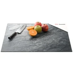 Sklenená ochranná doska GRANIT / SKALA / KAMEŇ 60 × 52 cm – kuchynská doska na krájanie, ochranná doska, sklenený podnos