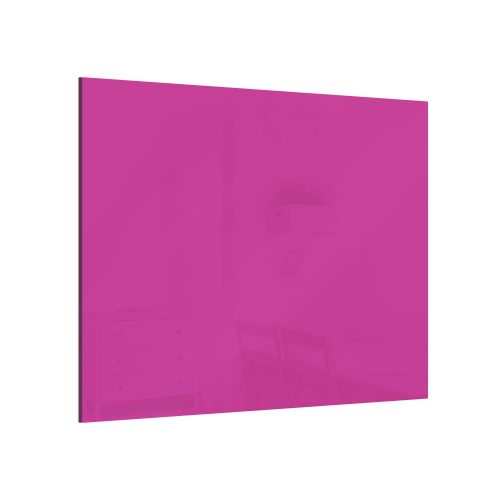 Magnetická sklenená tabuľa  Mademoiselle Fuchsia  45x45 cm