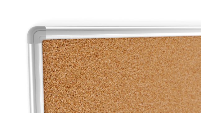 Korková nástěnka v hliníkovém rámu 250x120cm