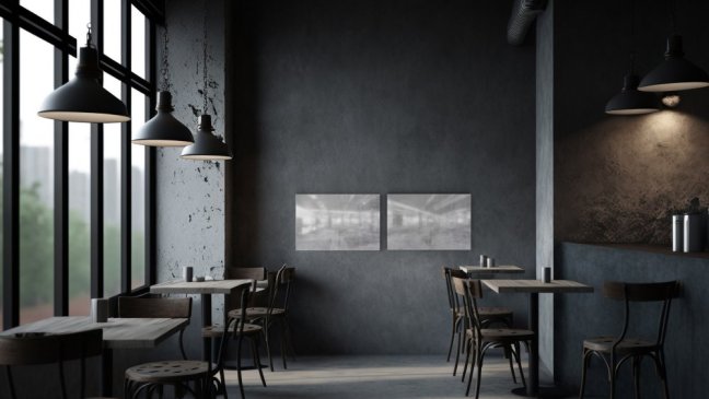 Magnetická tabule METALboards cement 60x40 cm