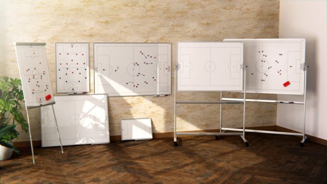 Magnetická tabuľa 150x100 cm futbalové ihrisko ALLboards PREMIUM