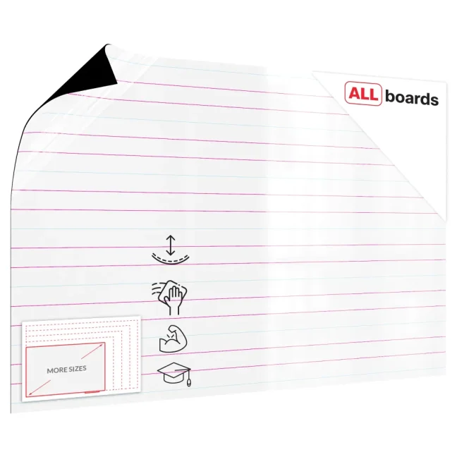 Allboards magnetická folie s trojlinkou -145x95  cm
