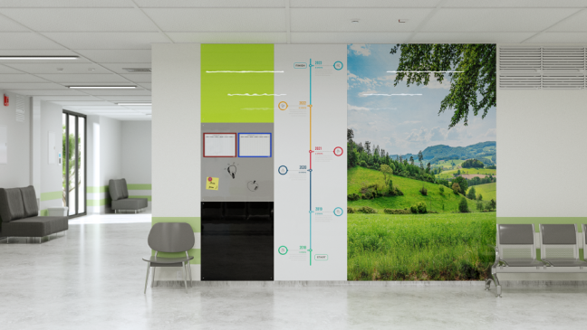 Magnetická tabule 122x75 ALLboards PANEL
