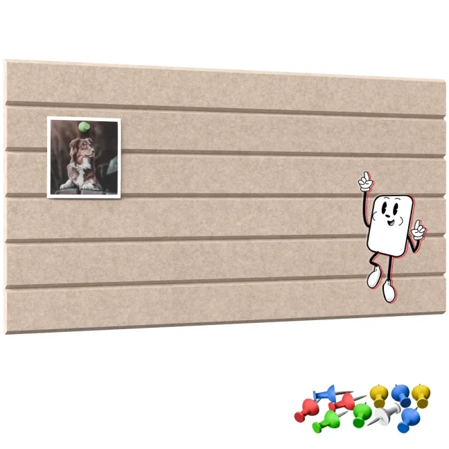 Filcové panely na zeď 60×60 cm camel