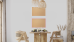 Korková nástěnka v bílém dřevěném rámu 60x40cm