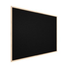 Čierna korková tabuľa (drevený rám) 60x40 cm