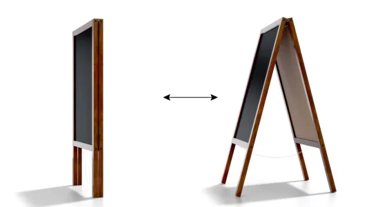 Allboards Reklamné áčko s magnetickou tabuľou 118x61 cm