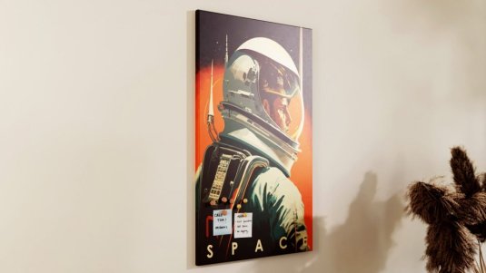 Obraz Zamyslený Kozmonaut 90x60 ALLboards CANVAS