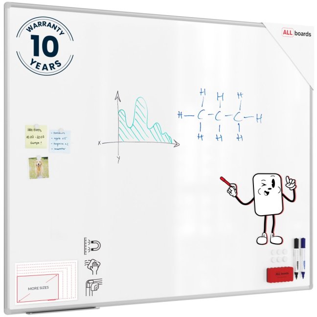 Magnetická tabule 150x120 ALLboards PREMIUM
