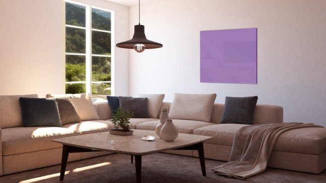 Magnetická sklenená tabuľa  Lavender field 90x60  cm