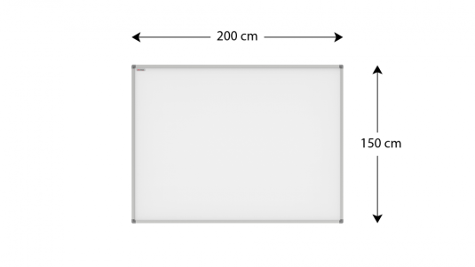 Magnetická tabule 200x150 ALLboards PROJECTION