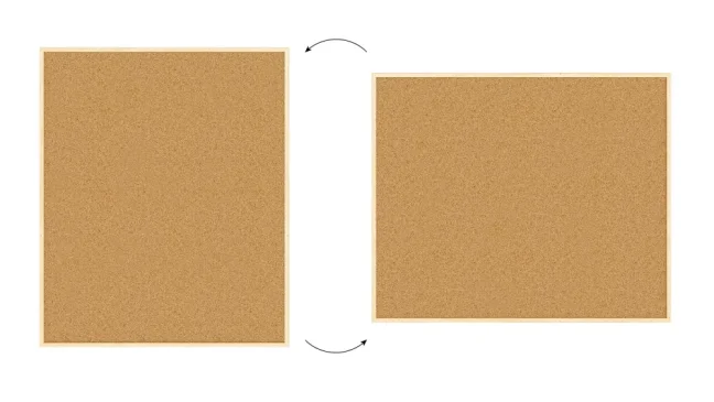 Korková nástěnka 120x100 ALLboards NATURAL