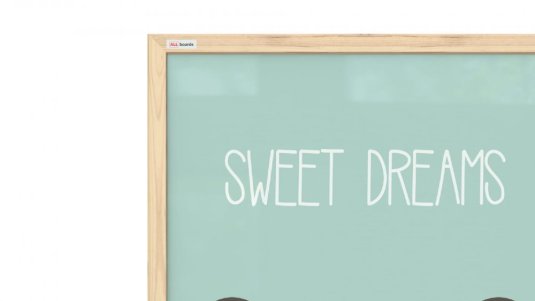 Magnetický obraz - sweet dreams  60x40cm v prírodnom drevenom ráme