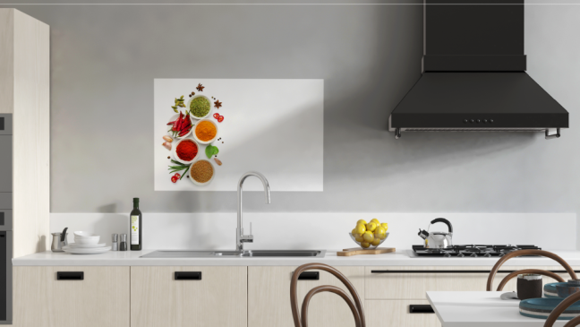 Sklenená magnetická tabule- dekoratívne obraz KORENIE BYLINKY 90x60 cm