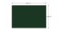 Allboards magnetická kriedová tabuľa 200x100 cm (zelená)
