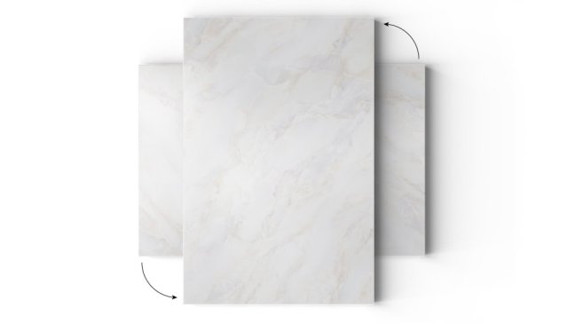 Magnetická tabule METALboards, mramor 60x40 cm