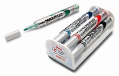 Pentel Maxiflo sada 4ks makerů s houbou