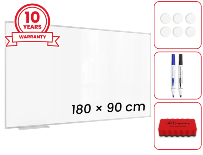 Magnetická tabule 180x90 ALLboards CLASSIC