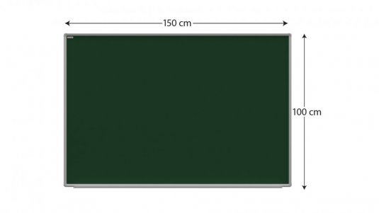 Magnetická křídová tabule 150x100cm (zelená)