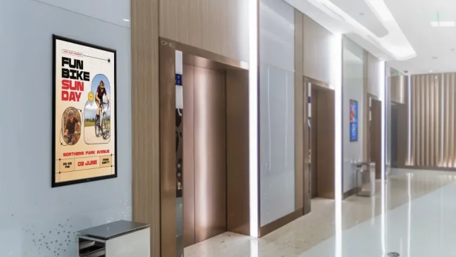 Plakátový rám A1 OWZ – černý, zacvakávací