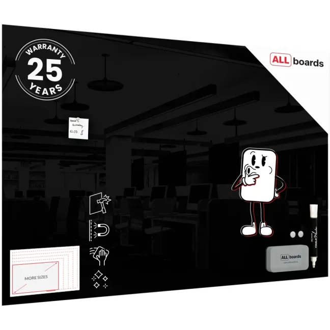Sklenená tabuľa 100x70 ALLboards CLASSIC