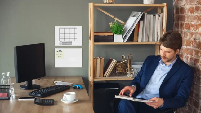 Magnetická tabuľa SLIMboard bezrámová zmazateľná za sucha 29.7x21 cm + PRÍSLUŠENSTVO ZADARMO