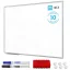 Biela popisovacia magnetická tabuľa 120x90 cm v hliníkovom ráme + sada príslušenstva – TM IDEA® séria Flex