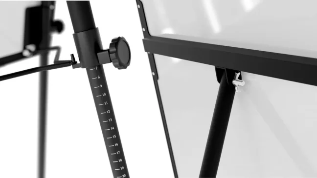 Suchostierateľný magnetický flipchart 90×60 cm – čierny