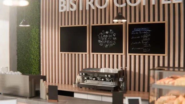 Černá křídová tabule 100×80 cm – přírodní dřevěný rám