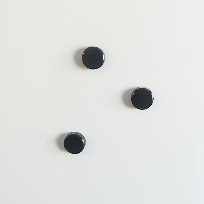 Magnet na tabule 20 mm - čierná