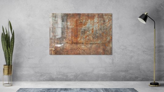 Sklenená magnetická tabule- dekoratívne obraz KOROZE 60x40 cm