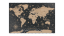 Allboards magnetická bezrámová kovová tabuľa s potlačou 60x40cm – mapa sveta