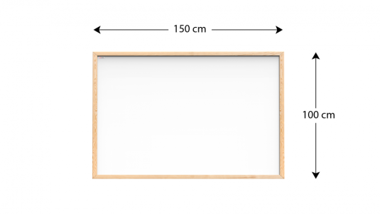Magnetická tabule 150x100 ALLboards NATURAL