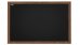 Kriedová nemagnetická tabuľa s dreveným rámom 100x80 cm+ drevený bukový stojan