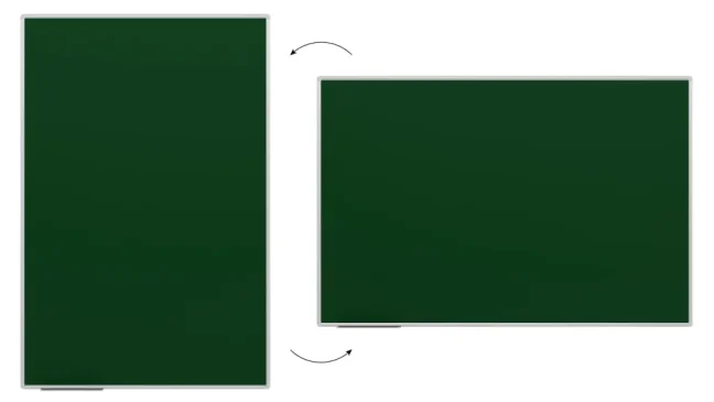 ZELENÁ magnetická kriedová tabuľa 180 × 120 cm