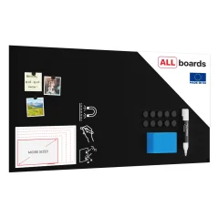 Bezrámová magnetická kriedová tabuľa magnetický panel SLIMboard 120x60 cm + PRÍSLUŠENSTVO ZADARMO