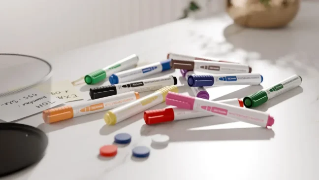 Sada popisovačů na suché mazání ALLboards – 1 x 12 barev – 12 ks