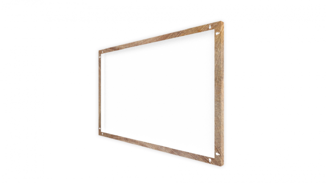 Kovový obraz drevené letokruhy 90x60 ALLboards METAL