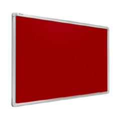 Allboards textilní nástěnka 90x60 cm (červená)