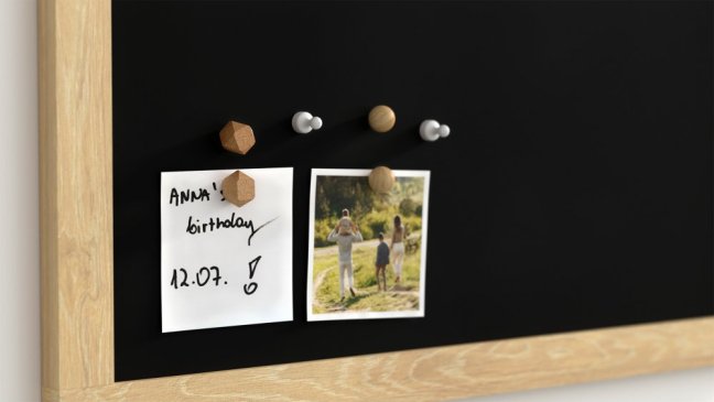 Allboards čierna Magnetická tabuľa 90x60 cm - DOMČEK