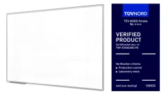 Biela popisovacia magnetická tabuľa 150x100 cm v hliníkovom ráme  – TM IDEA® séria Flex