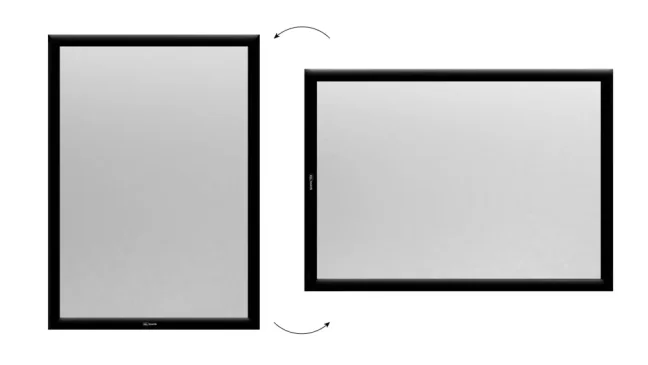 Plakátový rám A2 OWZ – černý, zacvakávací