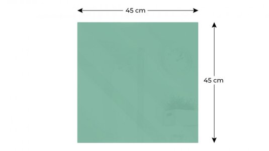 Magnetická sklenená tabuľa  Fresh sage 60x40 cm