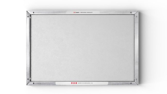 Magnetická tabule METALboards cement 60x40 cm