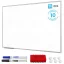 Biela popisovacia magnetická tabuľa 150x100 cm v hliníkovom ráme + sada príslušenstva – TM IDEA® séria Flex