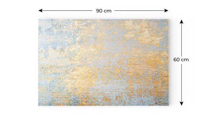 Magnetická tabule METALboards zlatý beton 90x60 cm